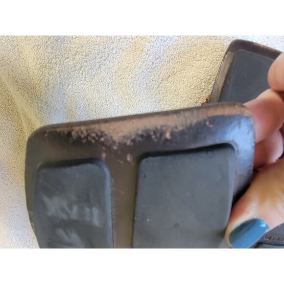 Enrico Fantini Womens Slide Sandal Leather Made In Italy Designer EU 40 US 9.5 - Picture 8 of 11